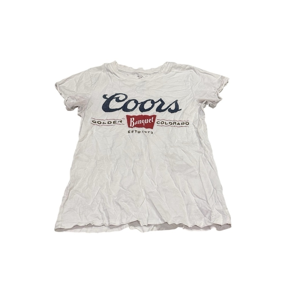 Recycled Karma Coors Golden Banquet Colorado Small white T-Shirt